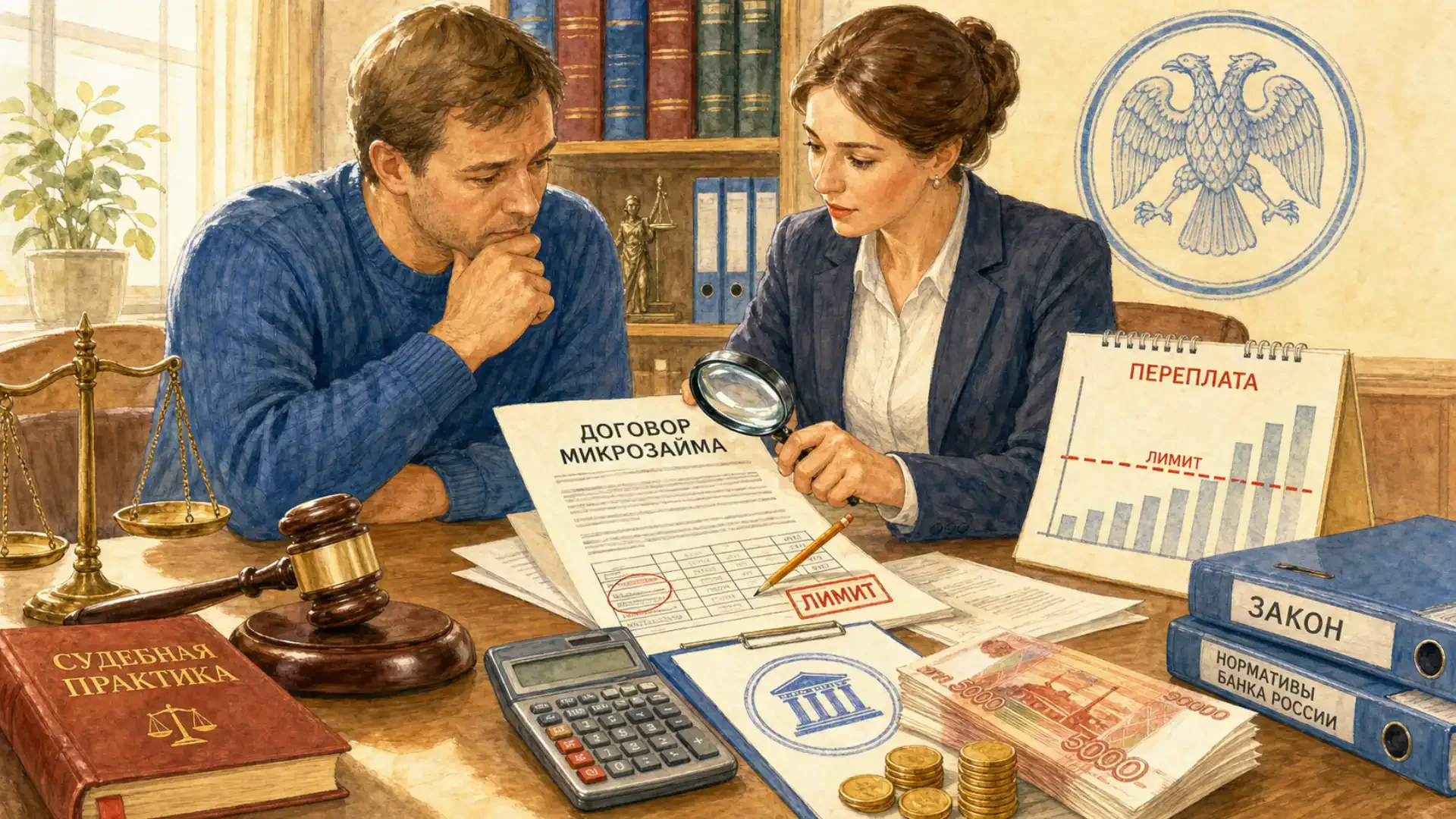 судебная практика по микрокредитам Законодательные лимиты переплат и нормативные ограничения Банка России