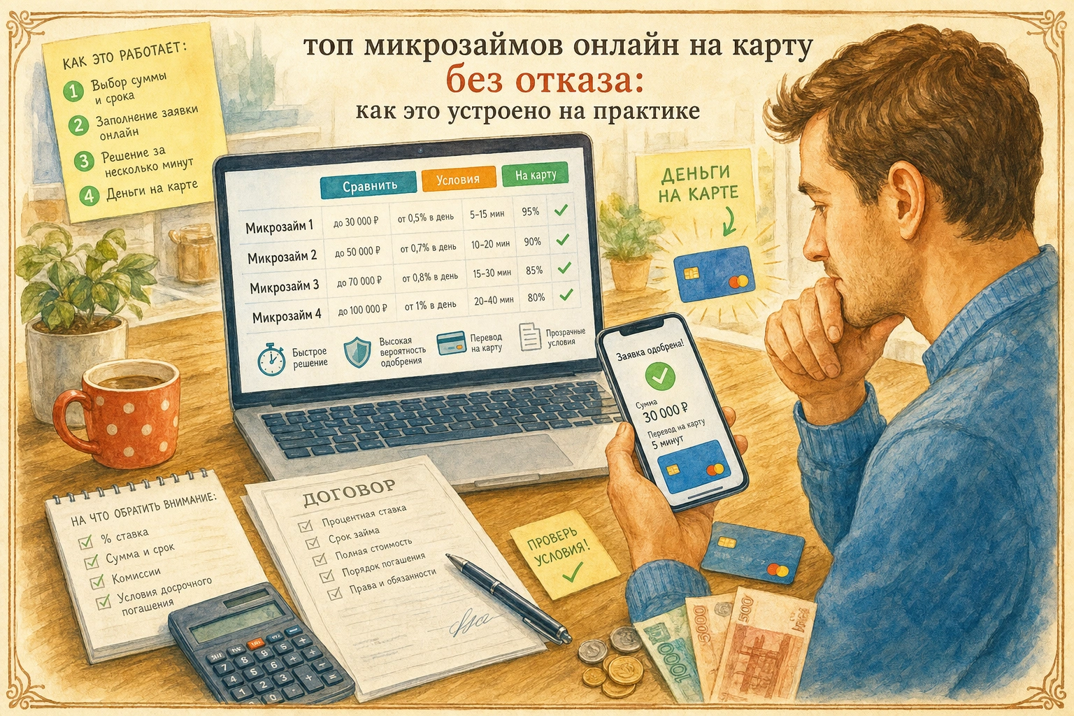 топ микрозаймов онлайн на карту без отказа Как устроен топ микрозаймов онлайн на карту без отказа на практике