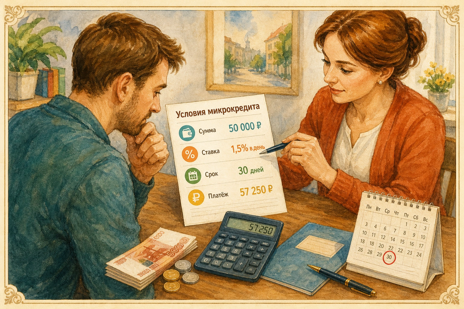 условия микрокредита