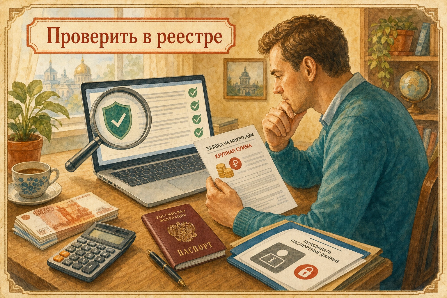 взять большой микрозайм Проверить МФО в реестре Банка России перед отправкой паспорта