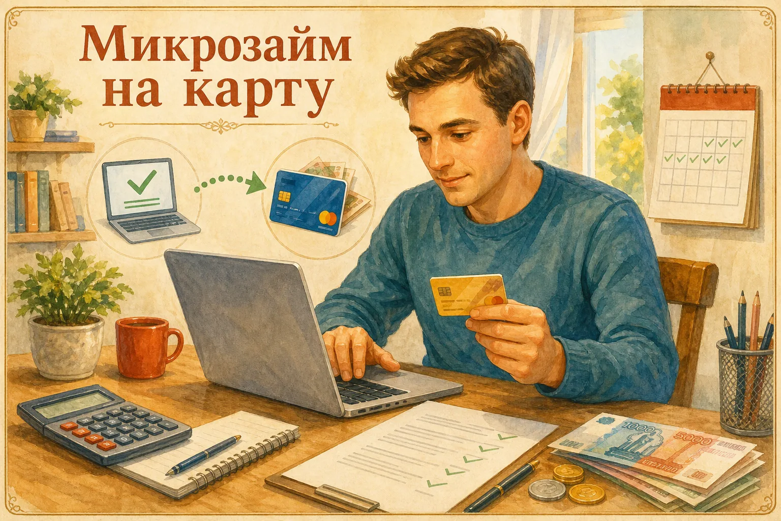 Взять микрозаймы онлайн на карту