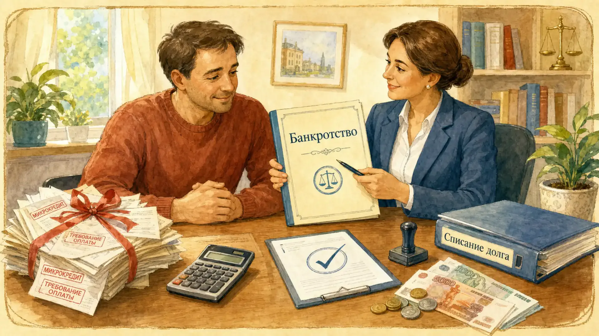 взыскание микрокредитов Списание долга через процедуру банкротства физических лиц