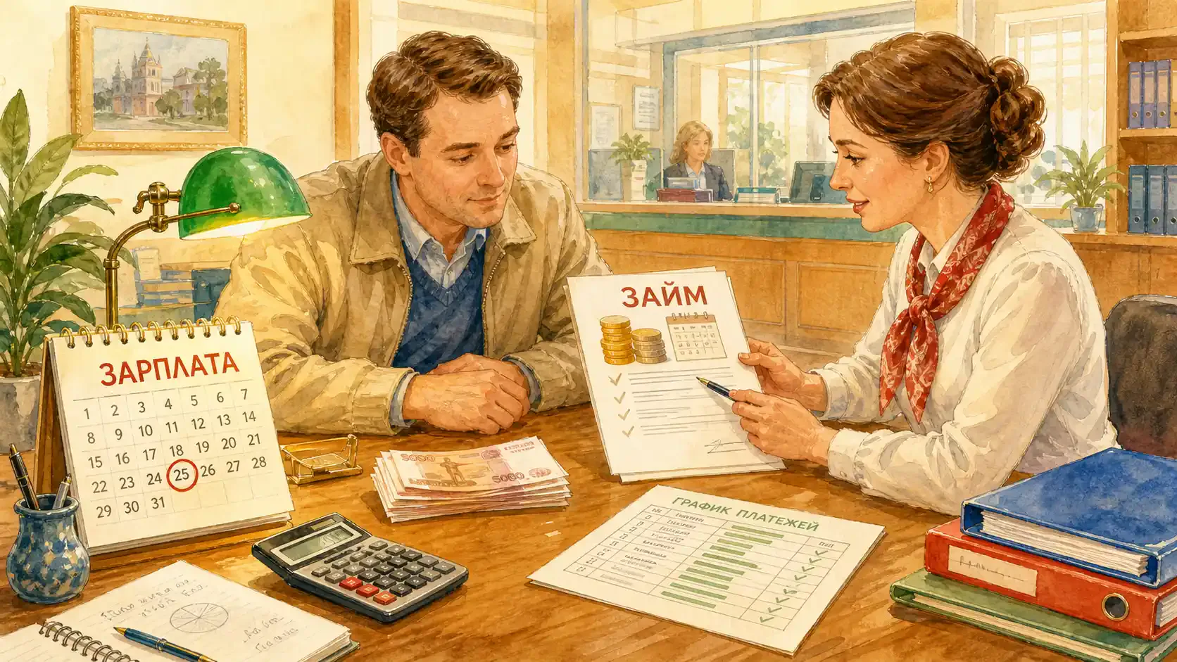 займ до зарплаты в банке