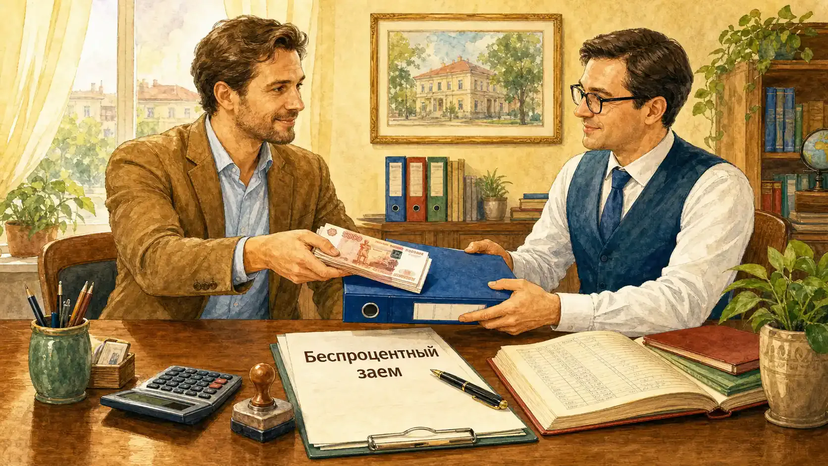 займ учредителя своей компании без процентов