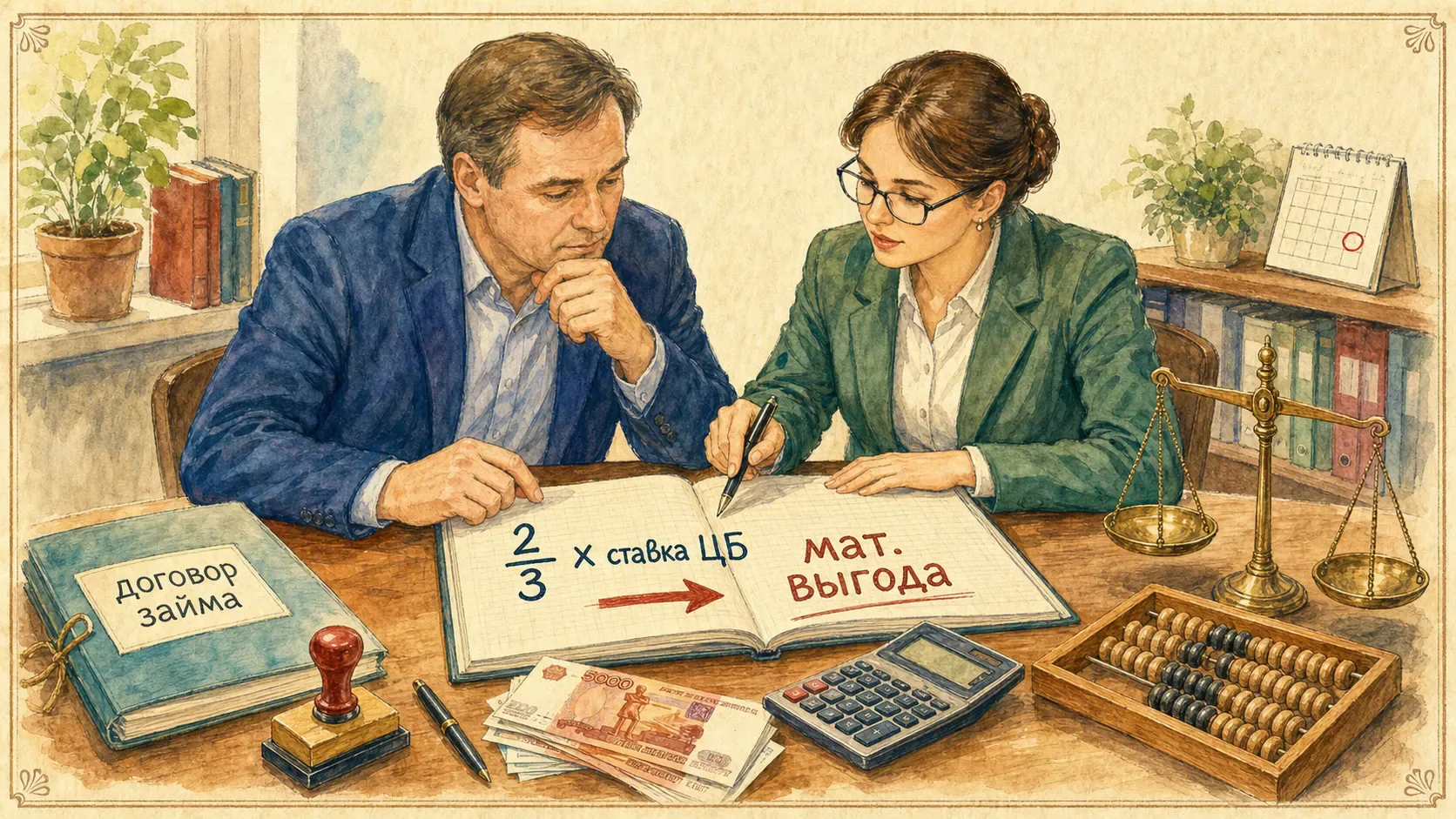 займ учредителю без процентов Как ФНС считает материальную выгоду при ставке ЦБ и формуле двух третей