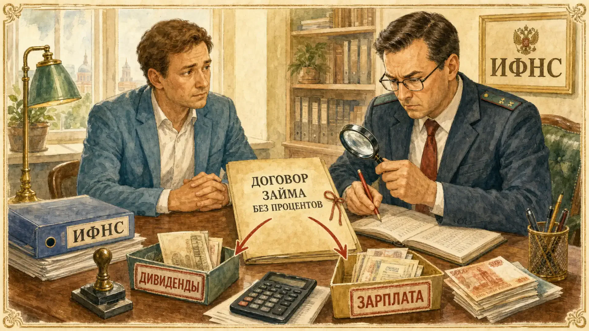 займ учредителю без процентов Переквалификация займа в дивиденды или скрытую зарплату при проверке ИФНС