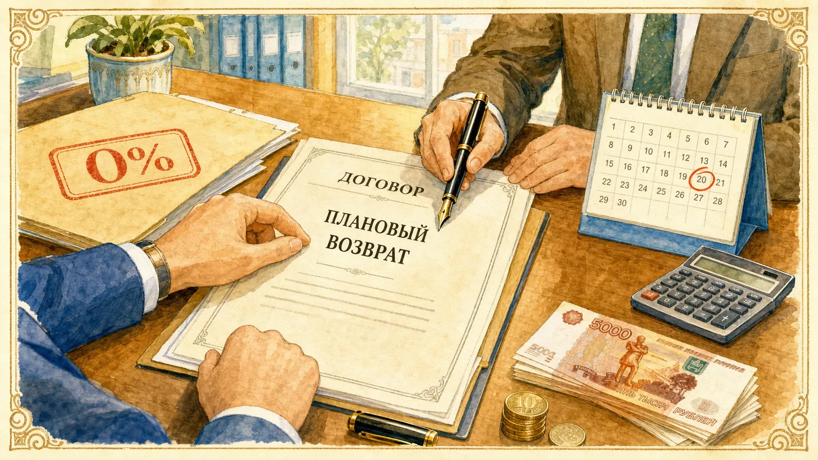займ юридическому лицу без процентов Строгая формулировка о плановом возврате в тексте договора