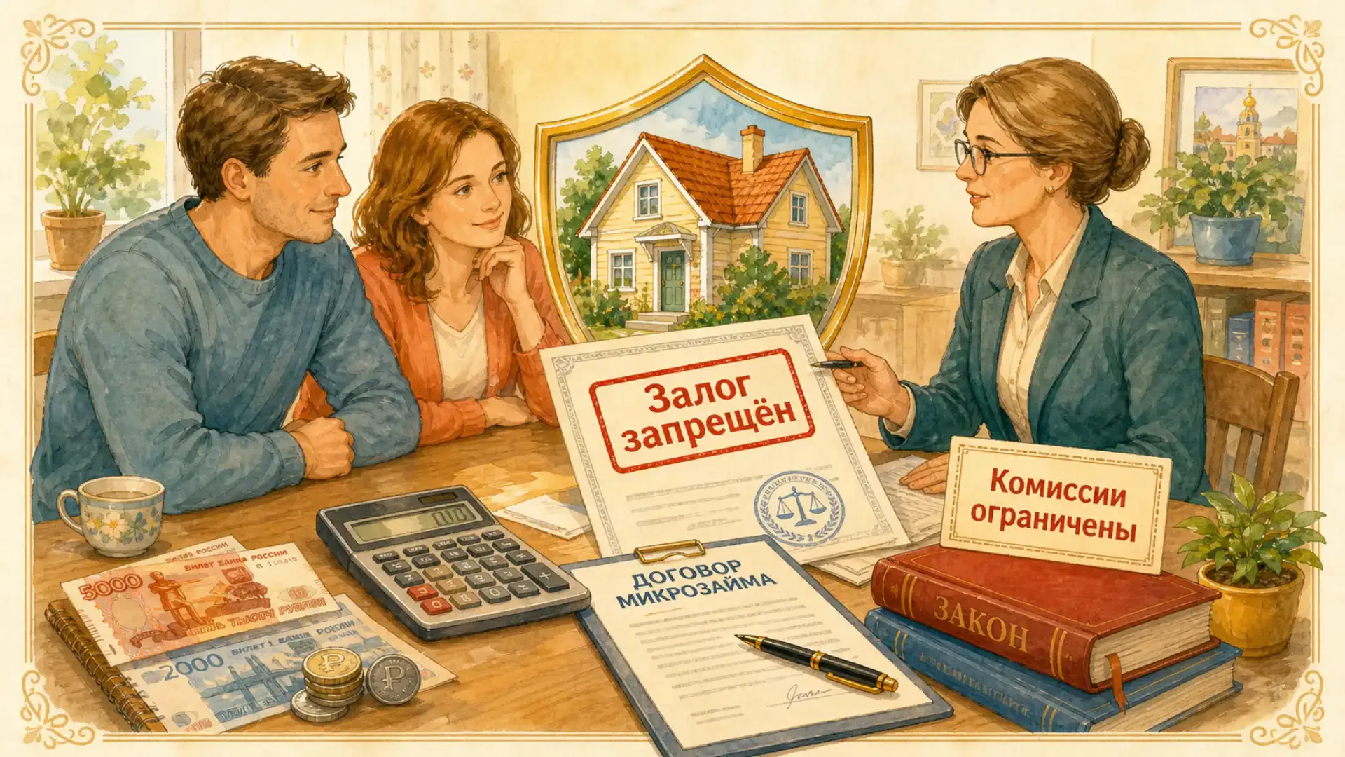 законы о микрокредитах Запрет на залог единственного жилья и ограничения по комиссиям
